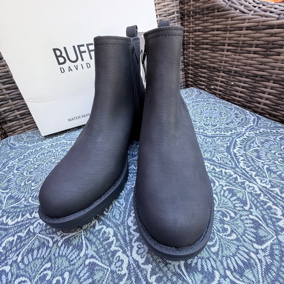Buffalo David Bitton Women’s Anna Chelsea Boots Black Water Repellent Size 10 - Picture 4 of 14